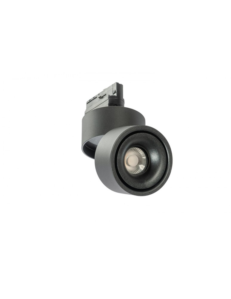Lamps for 3-phase busbars - Azzardo COSTA TRACK 3 LINE LED 12W 1100lm 3000K Black Reflector For Busbar 3F AZ4549 - product kolory-swiatla.pl 2