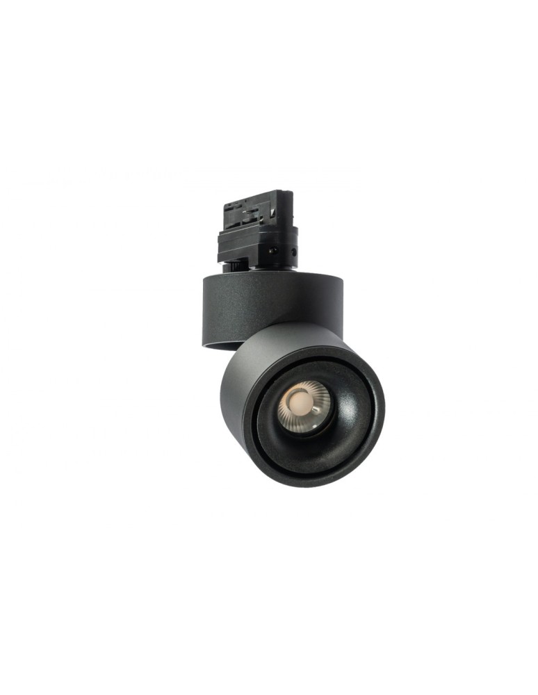 Lamps for 3-phase busbars - Azzardo COSTA TRACK 3 LINE LED 12W 1100lm 3000K Black Reflector For Busbar 3F AZ4549 - product kolory-swiatla.pl 3