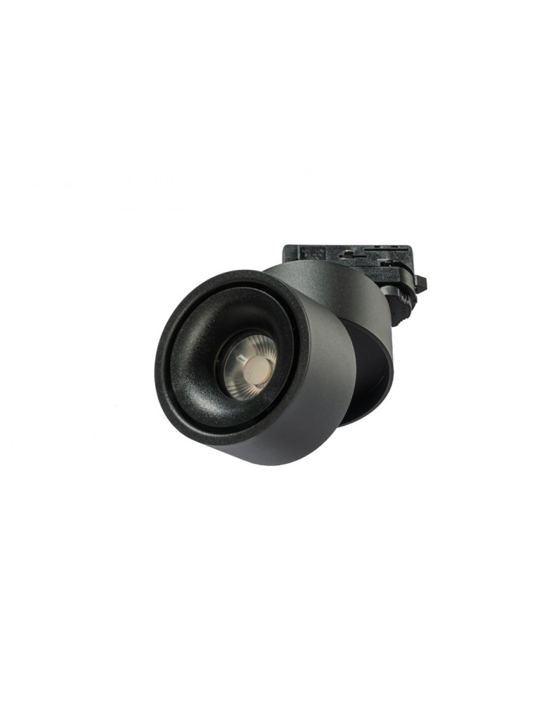 Lamps for 3-phase busbars - Azzardo COSTA TRACK 3 LINE LED 12W 1100lm 3000K Black Reflector For Busbar 3F AZ4549 - product kolory-swiatla.pl 4