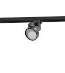 Lamps for 3-phase busbars - Azzardo MONA TRACK 3 LINE LED 12W 1000lm 4000K Black Reflector For Busbar 3F AZ4543 - product 1