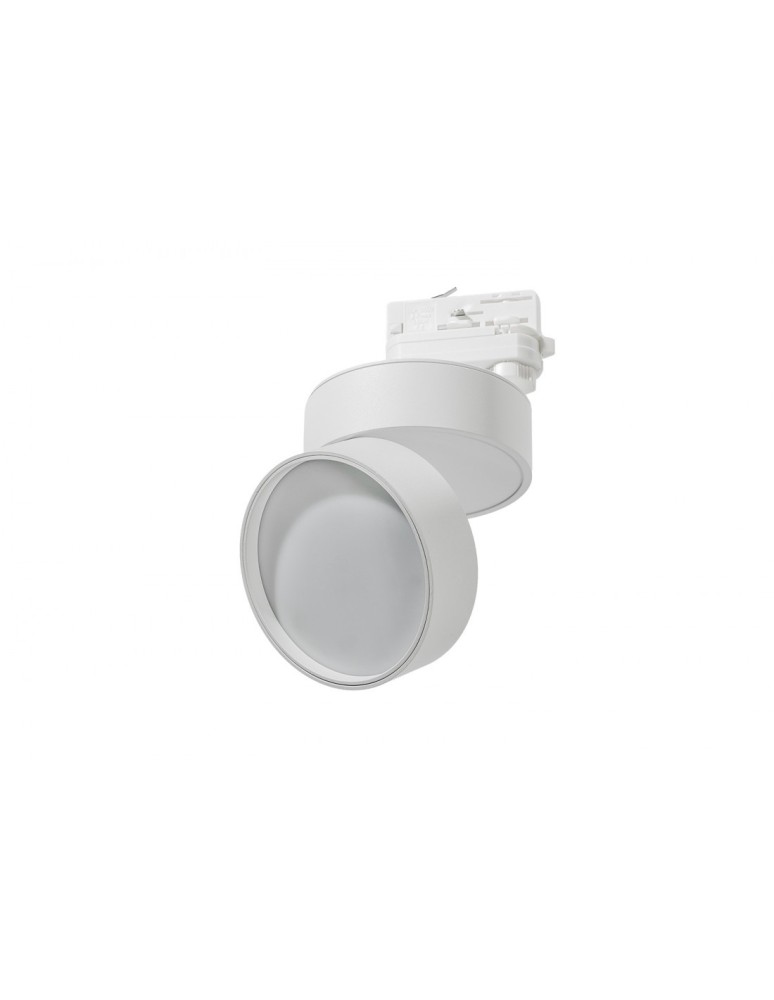 Lamps for 3-phase busbars - Azzardo MONA TRACK 3 LINE LED 18W 1500lm 3000K White Reflector For Draw-wire 3F AZ4548 - product kolory-swiatla.pl 3