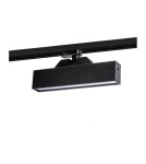 Lamps for 3-phase busbars - Azzardo LINNEA 29 TRACK 3 LINE LED CCT 12W 700lm 3000K/4000K/5000K Black Spotlight For Rail 3F AZ4563 - product 1
