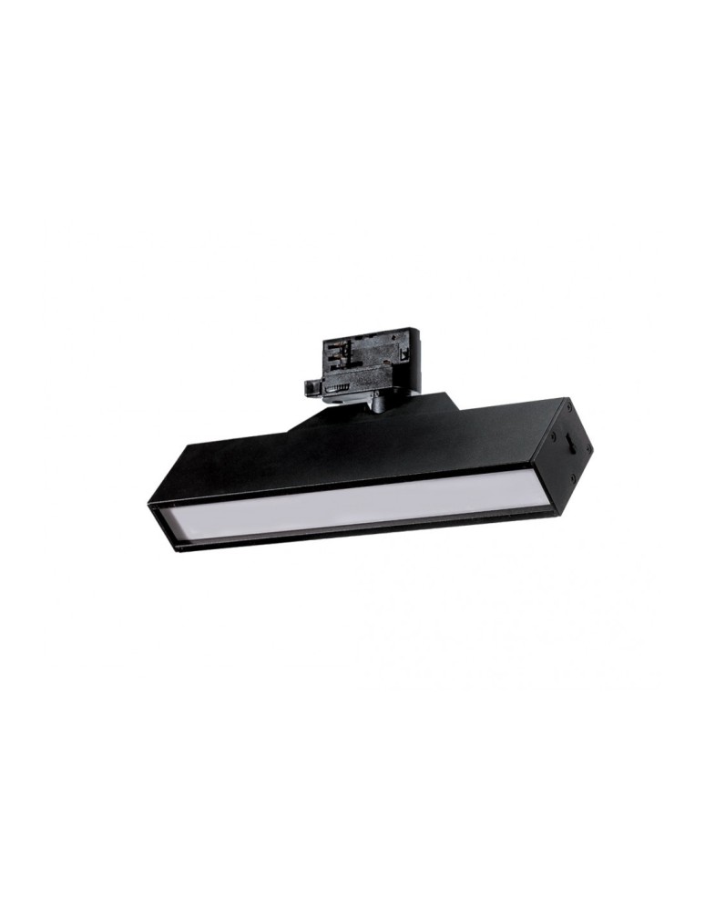 Lamps for 3-phase busbars - Azzardo LINNEA 29 TRACK 3 LINE LED CCT 12W 700lm 3000K/4000K/5000K Black Spotlight For Rail 3F AZ4563 - product kolory-swiatla.pl 3