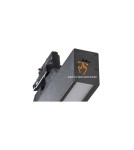 Lamps for 3-phase busbars - Azzardo LINNEA 29 TRACK 3 LINE LED CCT 12W 700lm 3000K/4000K/5000K Black Spotlight For Rail 3F AZ4563 - product 5