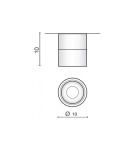 LED headlights - Azzardo COSTA LED 12W 1100lm 4000K White Ceiling Light AZ4554 - product 2