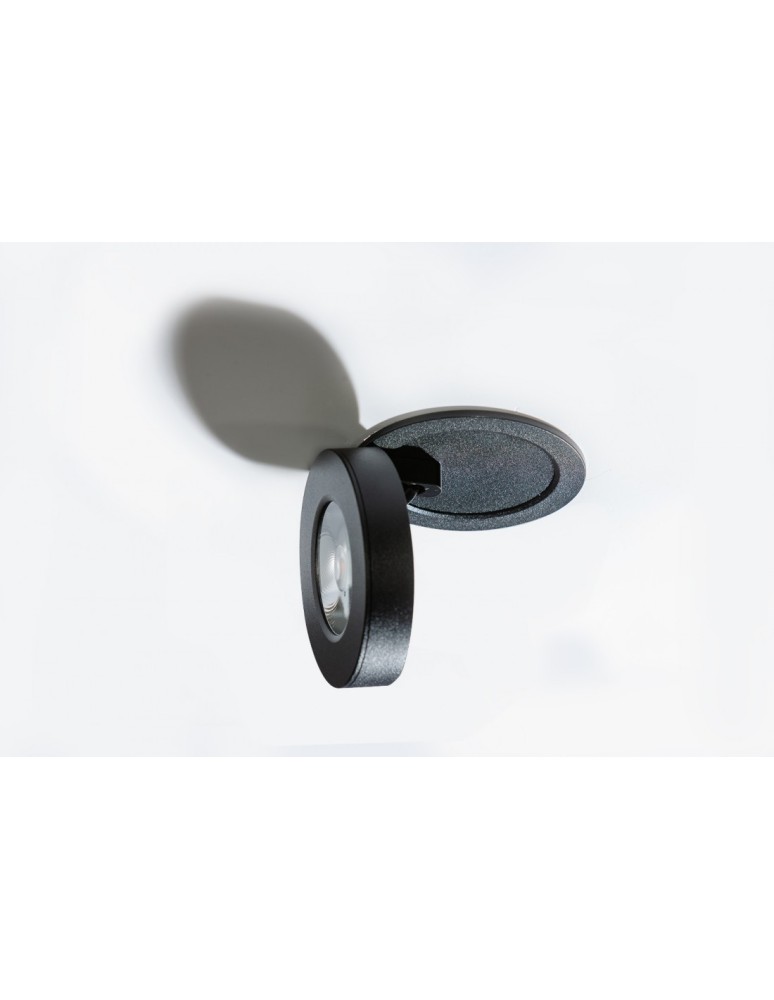 Recessed ceiling spotlights - Azzardo FRIDA LED 12W 1100lm 3000K Black Recessed AZ4527 - product kolory-swiatla.pl 4