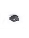 Azzardo NIKEA 1 1xGU10 Black Ceiling Light AZ4432