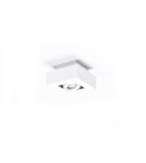 Ceiling luminaires for replaceable light source - Azzardo NIKEA 1 1xGU10 White Ceiling Light AZ4431 - product 1