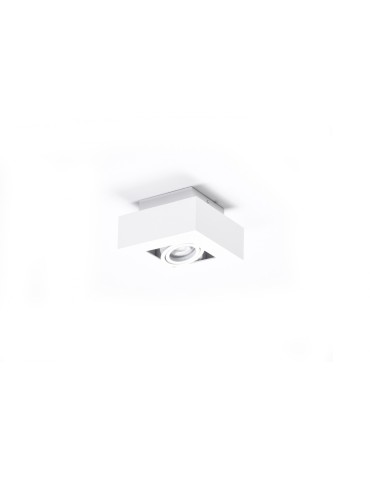 Azzardo NIKEA 1 1xGU10 White Ceiling Light AZ4431
