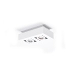 Ceiling luminaires for replaceable light source - Azzardo NIKEA 2 2xGU10 White Ceiling Light AZ4434 - product 1