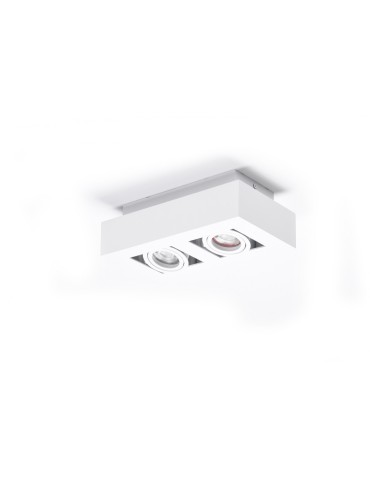 Azzardo NIKEA 2 2xGU10 White Ceiling Light AZ4434