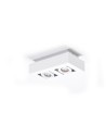 Azzardo NIKEA 2 2xGU10 White Ceiling Light AZ4434