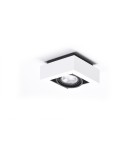 Ceiling luminaires for replaceable light source - Azzardo NIKEA 1 1xES111 White/Black Ceiling Light AZ4436 - product 1