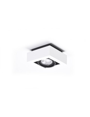 Azzardo NIKEA 1 1xES111 White/Black Ceiling Light AZ4436