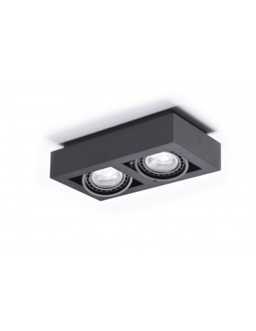 Azzardo NIKEA 2 2xES111 Black Ceiling Light AZ4441