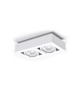 Azzardo NIKEA 2 2xES111 BIały Sufitowa AZ4440