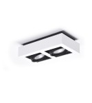 Ceiling luminaires for replaceable light source - Azzardo NIKEA 2 2xES111 White/Black Ceiling Light AZ4439 - product 1