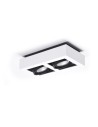Azzardo NIKEA 2 2xES111 White/Black Ceiling Light AZ4439