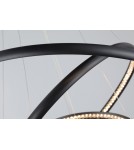 LED pendant lamps - AZzardo BRIGHTON 3 LED 55W 3300lm 3000K Black Pendant AZ4428 - product 4