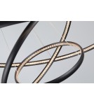 LED pendant lamps - AZzardo BRIGHTON 3 LED 55W 3300lm 3000K Black Pendant AZ4428 - product 5