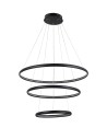 AZzardo BRIGHTON 3 LED 55W 3300lm 3000K Black Pendant AZ4428