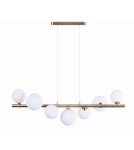 Pendant lamps spheres - Azzardo SYBILLA 7 7xG9 Gold Pendant AZ4409 - product 1