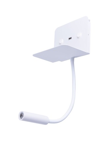 Azzardo VERA 2xLED 500lm+250lm 3000K Biały Ścienna AZ4417