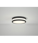 Hermetic plafonds - Azzardo KARI 22 LED 12W 400lm 3000K IP44 Black Ceiling Light AZ4257 - product 1