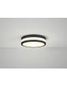 Azzardo KARI 22 LED 12W 400lm 3000K IP44 Black Ceiling Light AZ4257