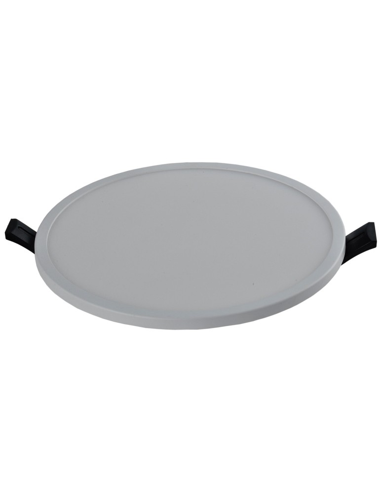 Recessed lamps with hermetic shade - Azzardo SLIM ROUND 22 LED 24W 2000lm 4000K IP44 White Recessed AZ4166. - product kolory-swiatla.pl 2