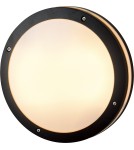 Outdoor ceiling lamps - Azzardo FANO R 30 IP54 2xE27 Outdoor Black Ceiling Light AZ4371 - product 1