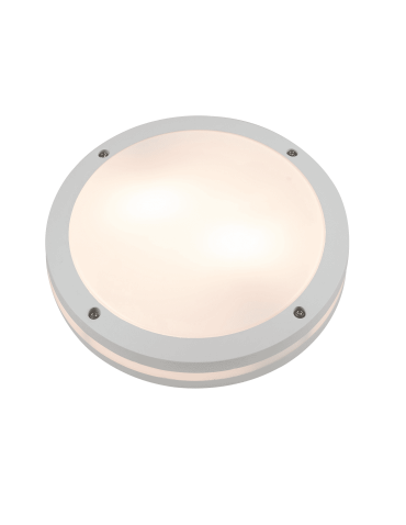Azzardo FANO R 30 IP54 2xE27 Outdoor White Ceiling Light AZ4373
