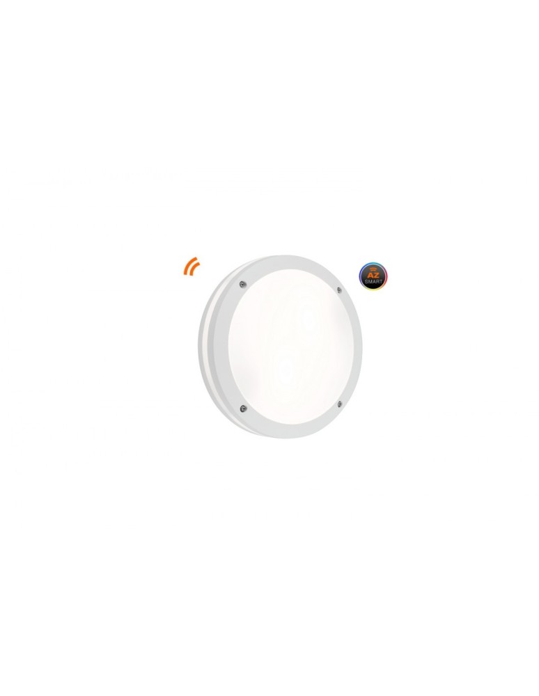 Outdoor ceiling lamps - Azzardo FANO R 30 IP54 SMART LED RGB 24W 1720lm 2600K-6000K Outdoor White Ceiling Light AZ4785. - product kolory-swiatla.pl 1