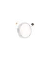 Azzardo FANO R 30 IP54 SMART LED RGB 24W 1720lm 2600K-6000K Outdoor White Ceiling Light AZ4785.