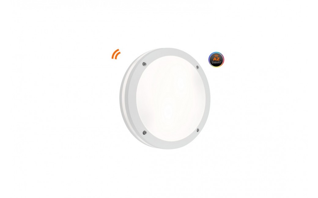 Azzardo FANO R 30 IP54 SMART LED RGB 24W 1720lm 2600K-6000K Zewnętrzna Biały Sufitowa AZ4785