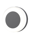 Azzardo ENOK ROUND IP54 LED 9W 700lm 3000K Outdoor Dark Grey Wall Mount AZ4460.