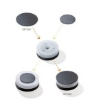 Luminaires to be built into the wall - Azzardo ENOK ROUND IP54 LED 9W 700lm 3000K Outdoor Dark Grey Wall Mount AZ4460. - product 2