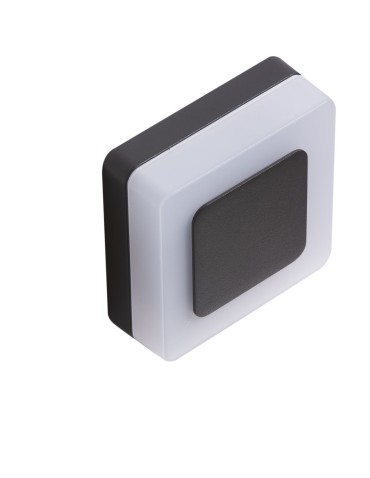 Azzardo ENOK SQUARE IP54 LED 9W 700lm 3000K Outdoor Dark Grey Wall Mount AZ4461.