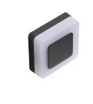 Luminaires to be built into the wall - Azzardo ENOK SQUARE IP54 LED 9W 700lm 4000K Outdoor Dark Grey Wall Mount AZ4462. - product 1