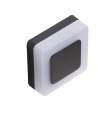 Azzardo ENOK SQUARE IP54 LED 9W 700lm 4000K Outdoor Dark Grey Wall Mount AZ4462.