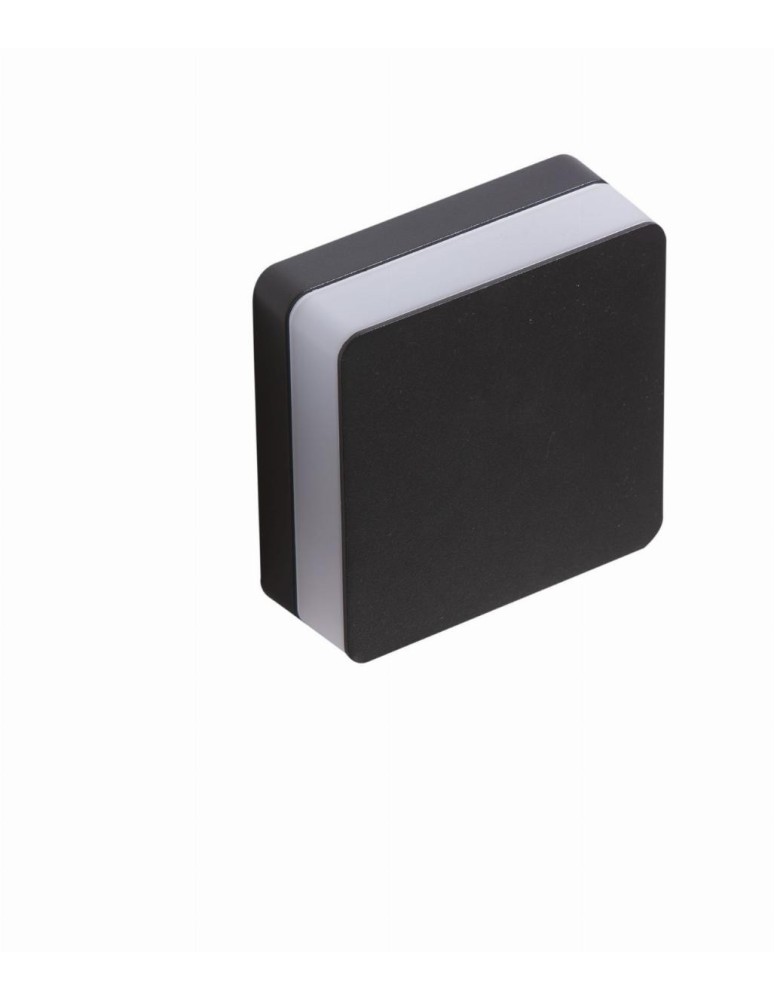 Luminaires to be built into the wall - Azzardo ENOK SQUARE IP54 LED 9W 700lm 4000K Outdoor Dark Grey Wall Mount AZ4462. - product kolory-swiatla.pl 2
