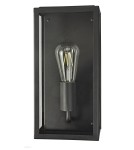 Outdoor wall lamps - Azzardo NIKLAS IP44 LED 1xE27 Outdoor Black Wall Mount AZ4486 - product 1