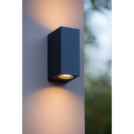 Lucide ZORA-LED 2xGU10/5W L9 W6.5 H1 22860/10/30 Wall lamp.