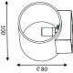 Lucide XERA 1xG9 D8 H10 W10cm 23252/01/31 Wall lamp.