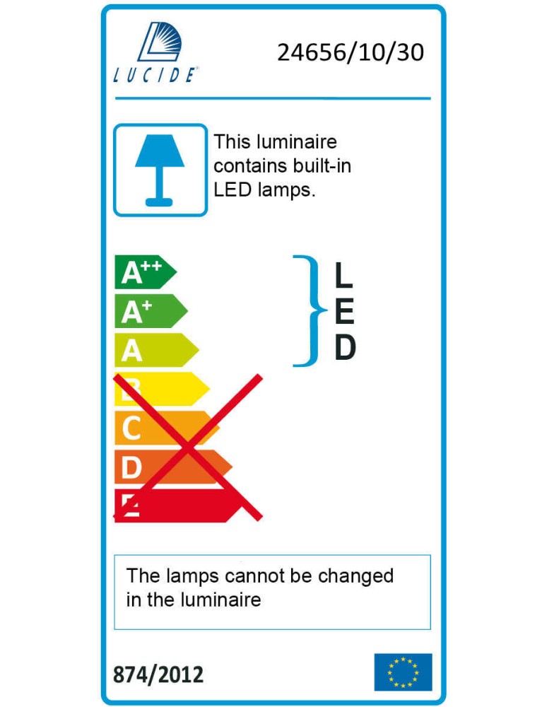Desk lamps - Lucide VARIO 10W 2700K-6500K 460LM Black 24656/10/30 Desk Top - product kolory-swiatla.pl 2