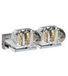 Wall lamps - Azzardo RUBIC 2 WALL 2xG9 Wall Transparent/Chrome AZ0491 - product 1