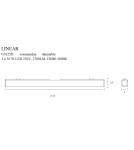 Ceiling lamps - Maxlight Linear White 36W 3000K Dimmable Ceiling Lamp C0125D. - product 4