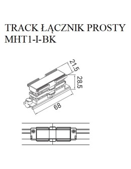 Maxlight Track Indoor Switch Black MHT1-I-BK - product 2