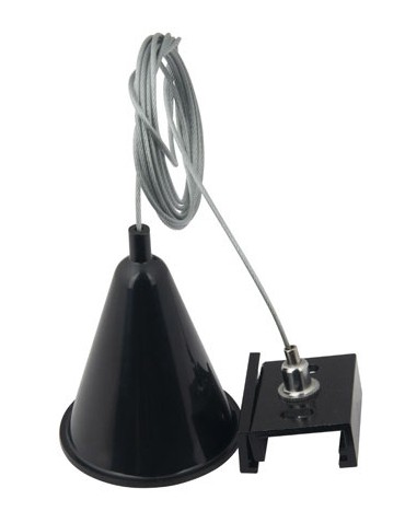 Maxlight Track Kit Cable Suspension with Adjustable 2.0 M Black MHT1-KIT-BK