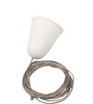 Accessories for 3 phase busbars - Maxlight Track Cable Suspension 1.5M White With Adjustable Without Handle MHT1-P15-WH - product 1